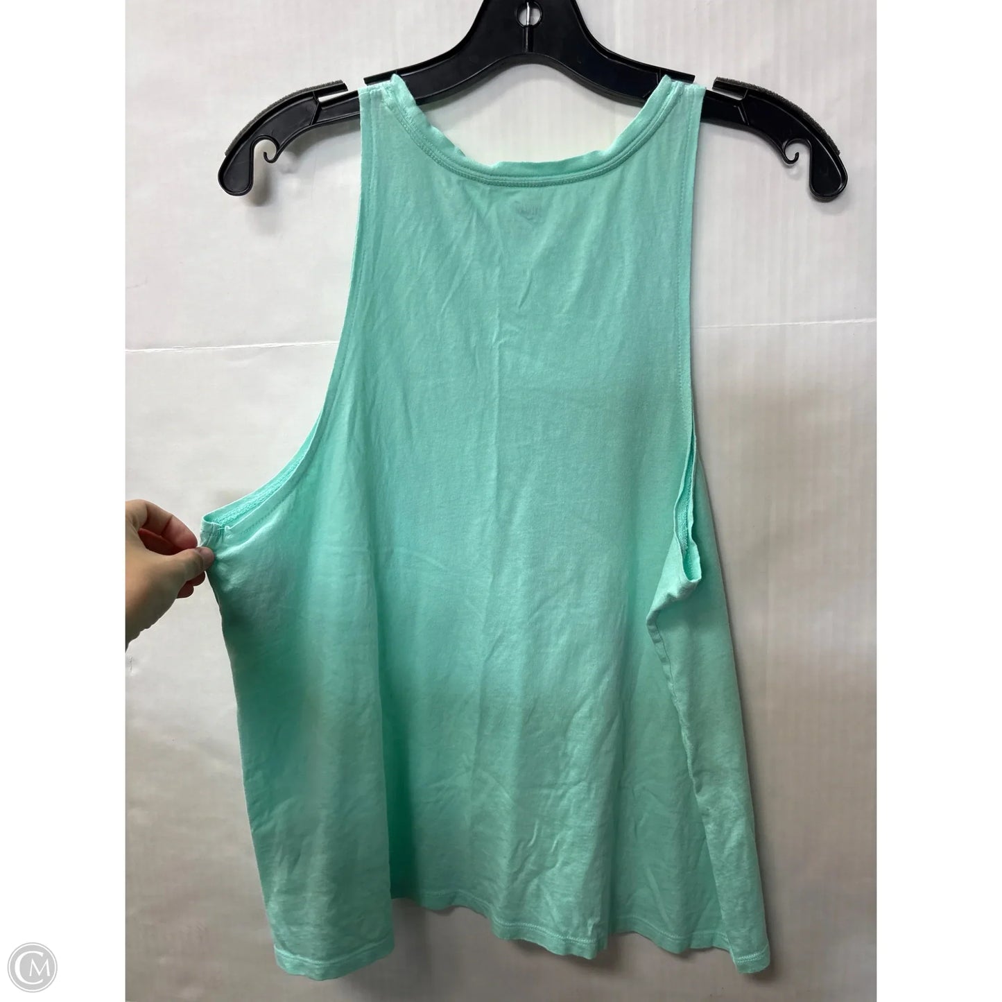 Top Sleeveless By Everlast In Green, Size: M
