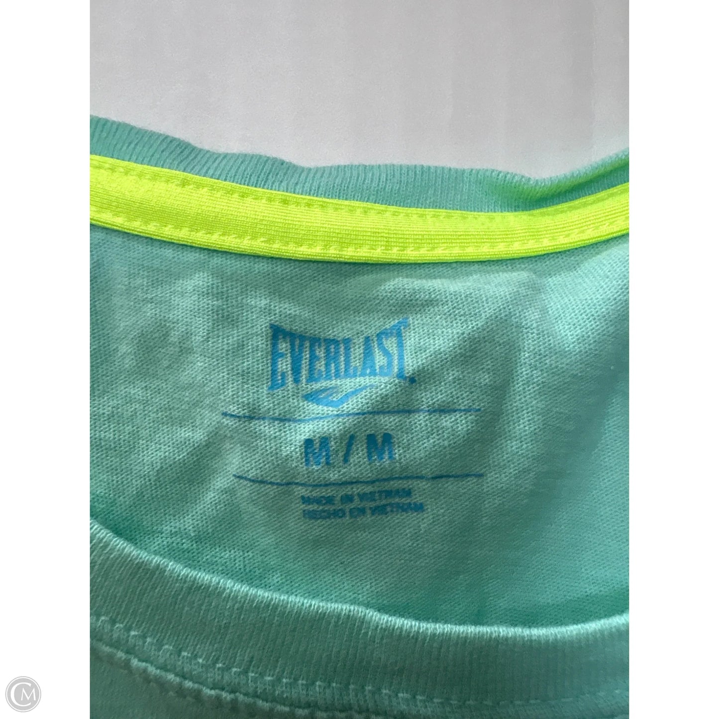 Top Sleeveless By Everlast In Green, Size: M