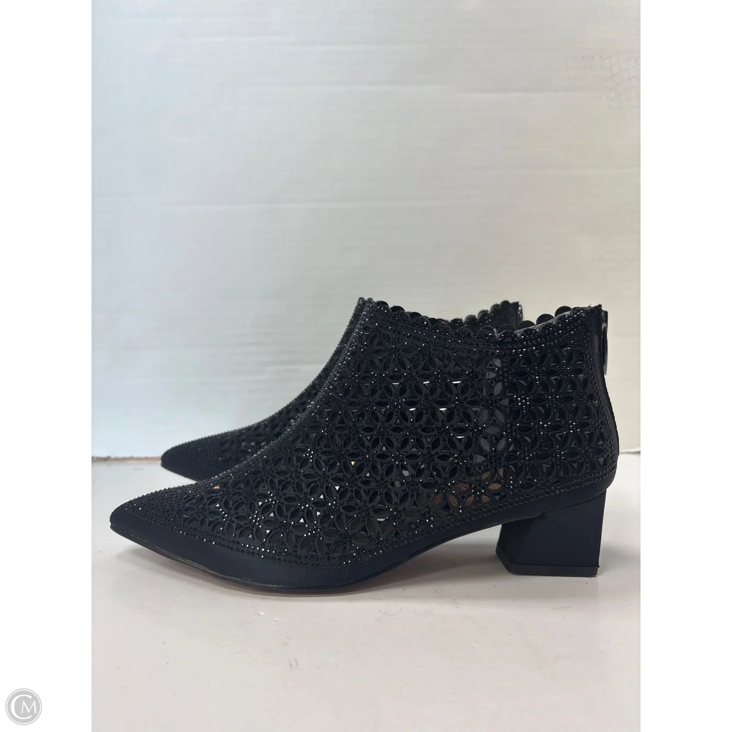 Boots Ankle Heels By J Renee In Black, Size: 7.5