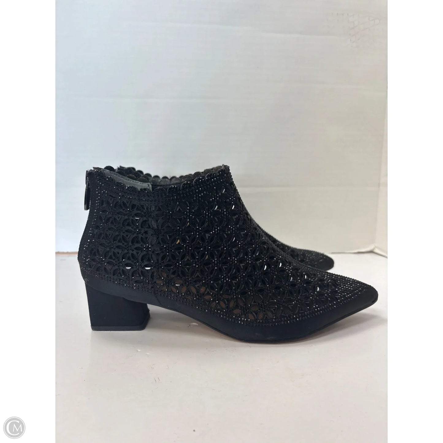 Boots Ankle Heels By J Renee In Black, Size: 7.5