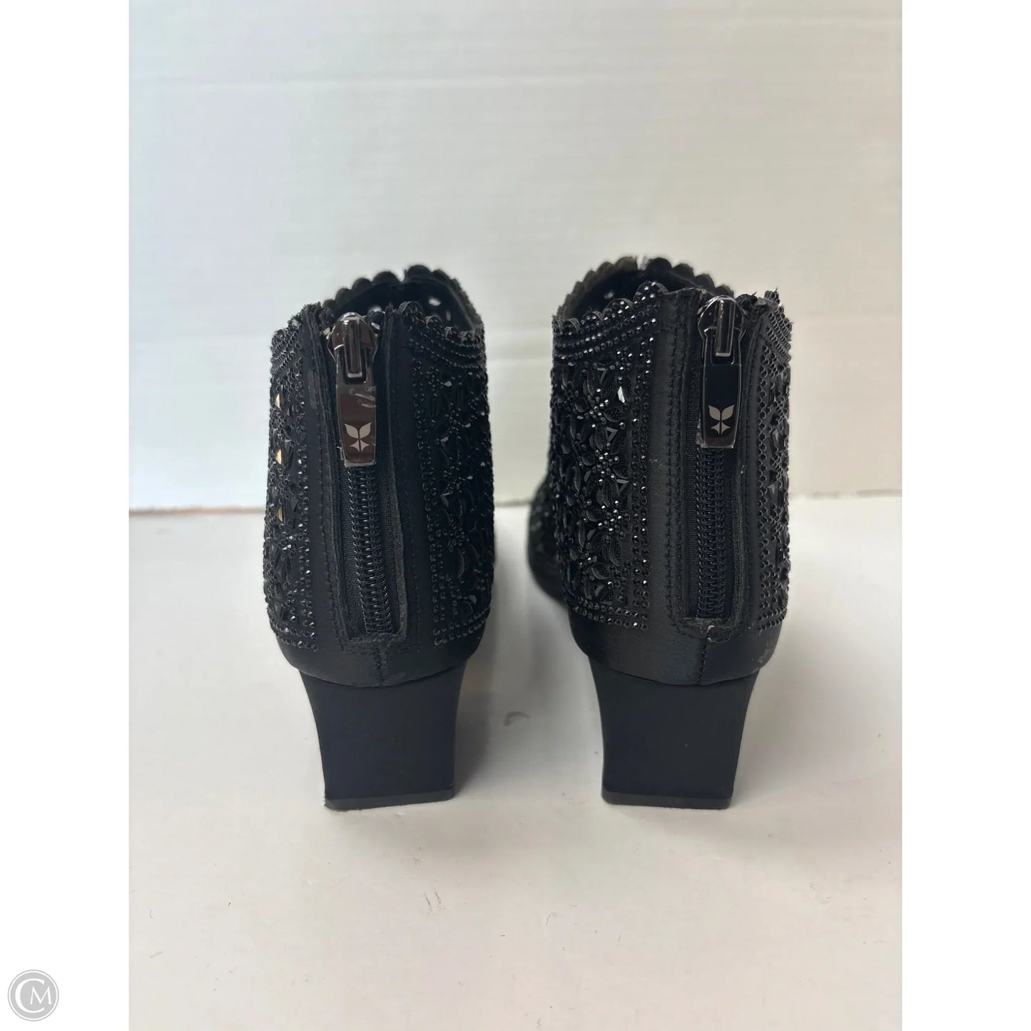 Boots Ankle Heels By J Renee In Black, Size: 7.5