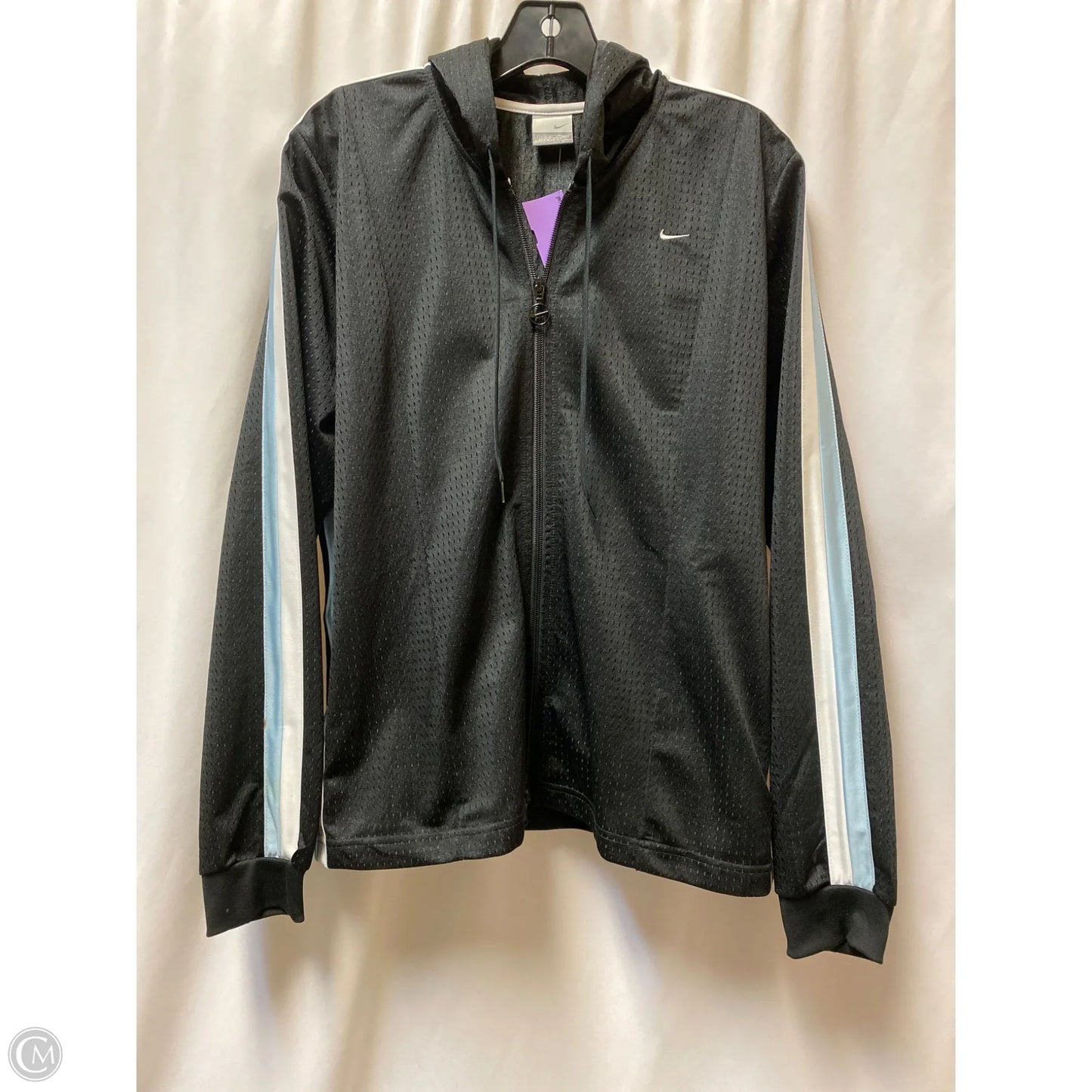 Athletic Jacket By Nike In Black, Size: Xl