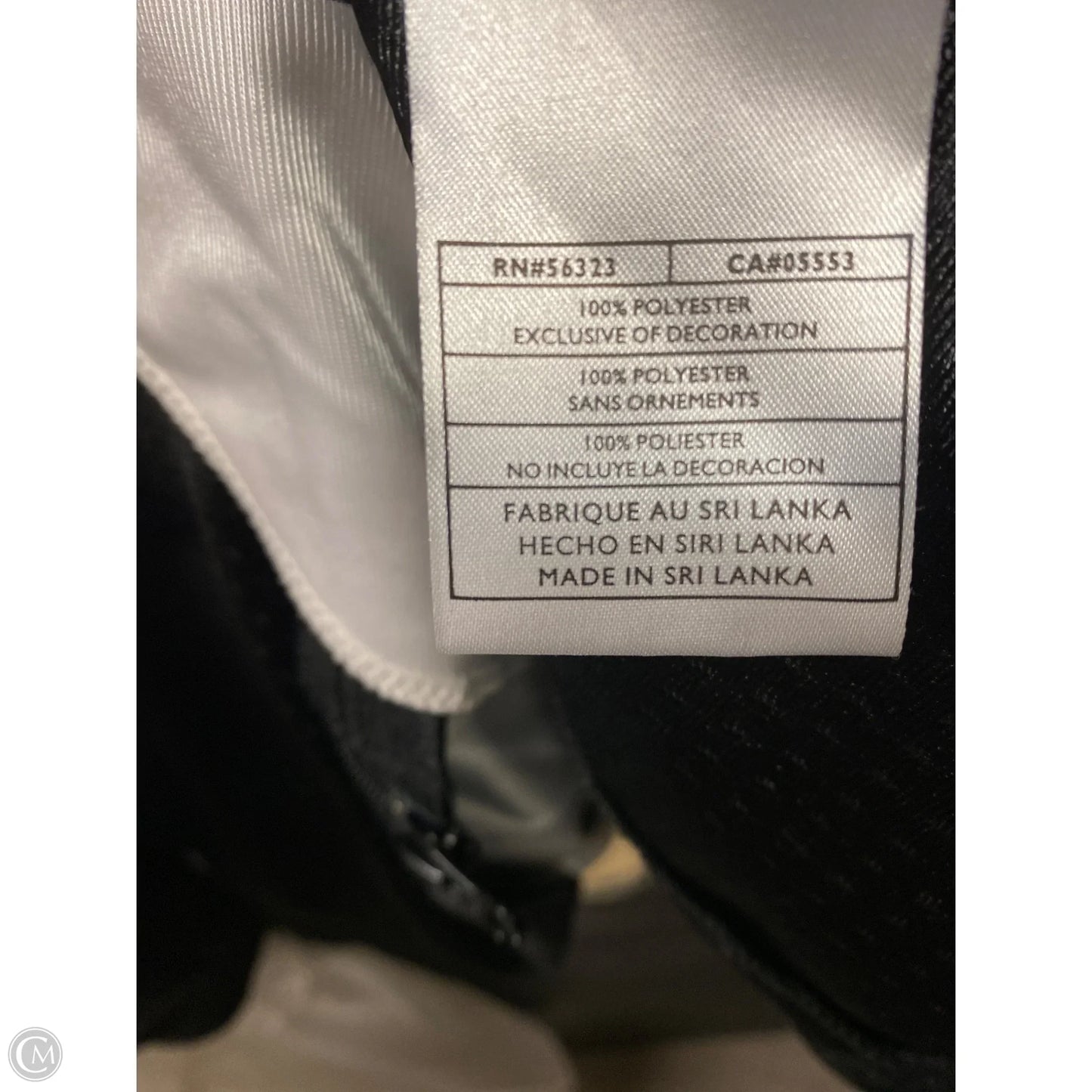 Athletic Jacket By Nike In Black, Size: Xl