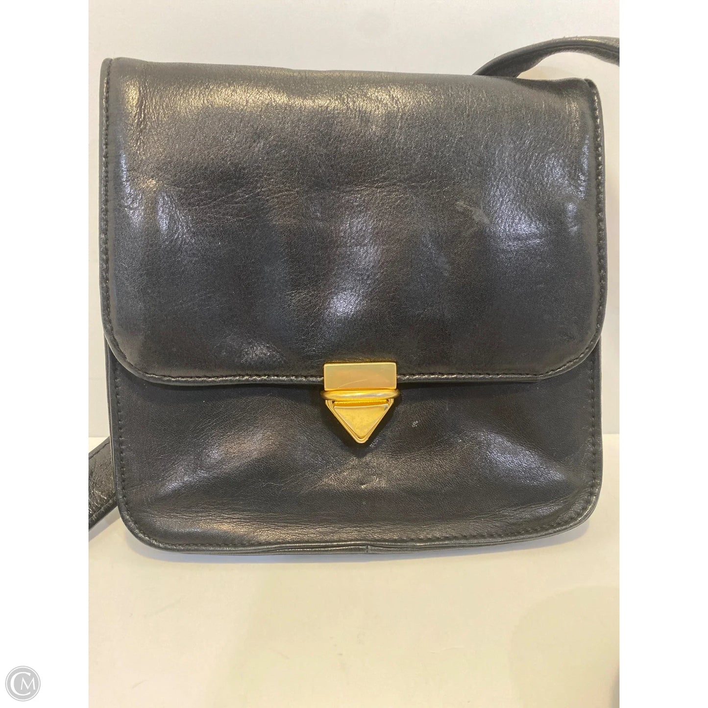 Crossbody Leather By Perlina, Size: Small