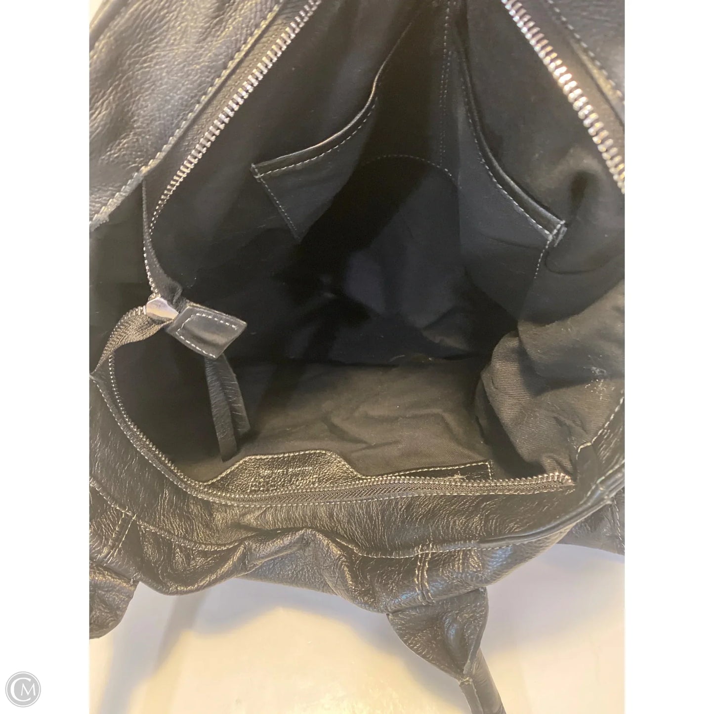 Handbag Leather By Clothes Mentor, Size: Large