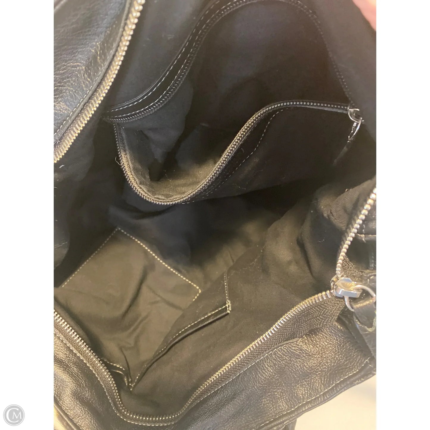 Handbag Leather By Clothes Mentor, Size: Large