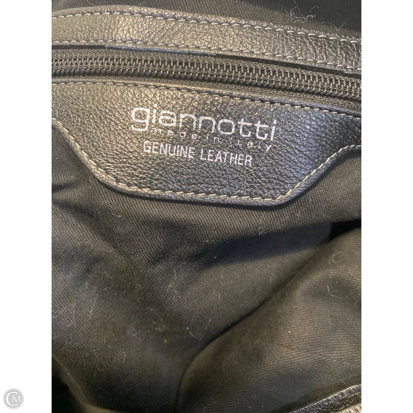 Handbag Leather By Clothes Mentor, Size: Large