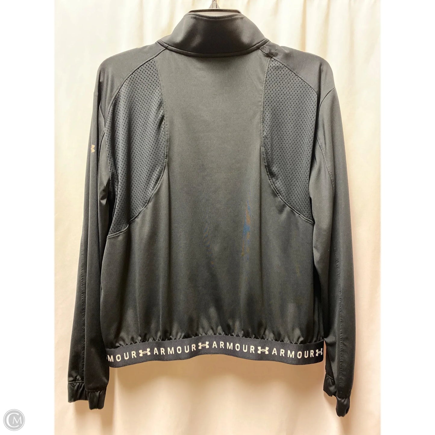 Athletic Jacket By Under Armour In Black, Size: M