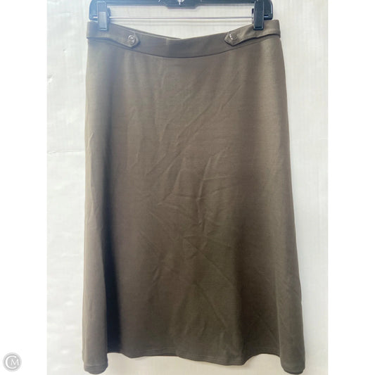 Skirt Midi By 89th And Madison In Brown, Size: M