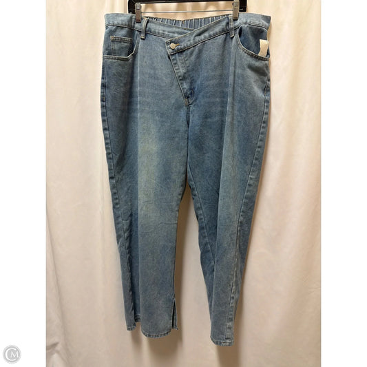 Jeans Straight By Shein In Blue Denim, Size: 3x