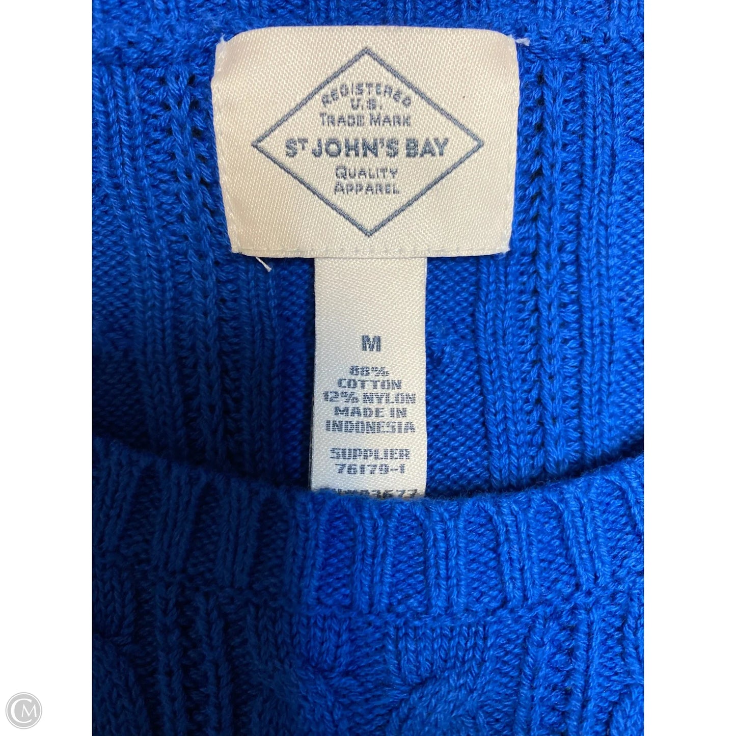 Sweater By St Johns Bay In Blue, Size: M