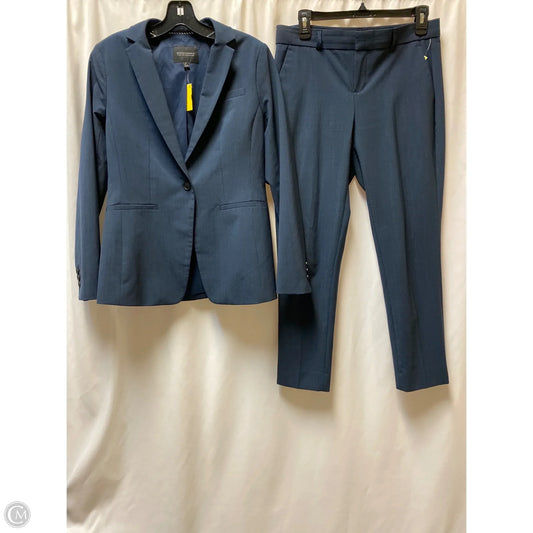 Pants Suit 2pc By Banana Republic In Blue, Size: 2
