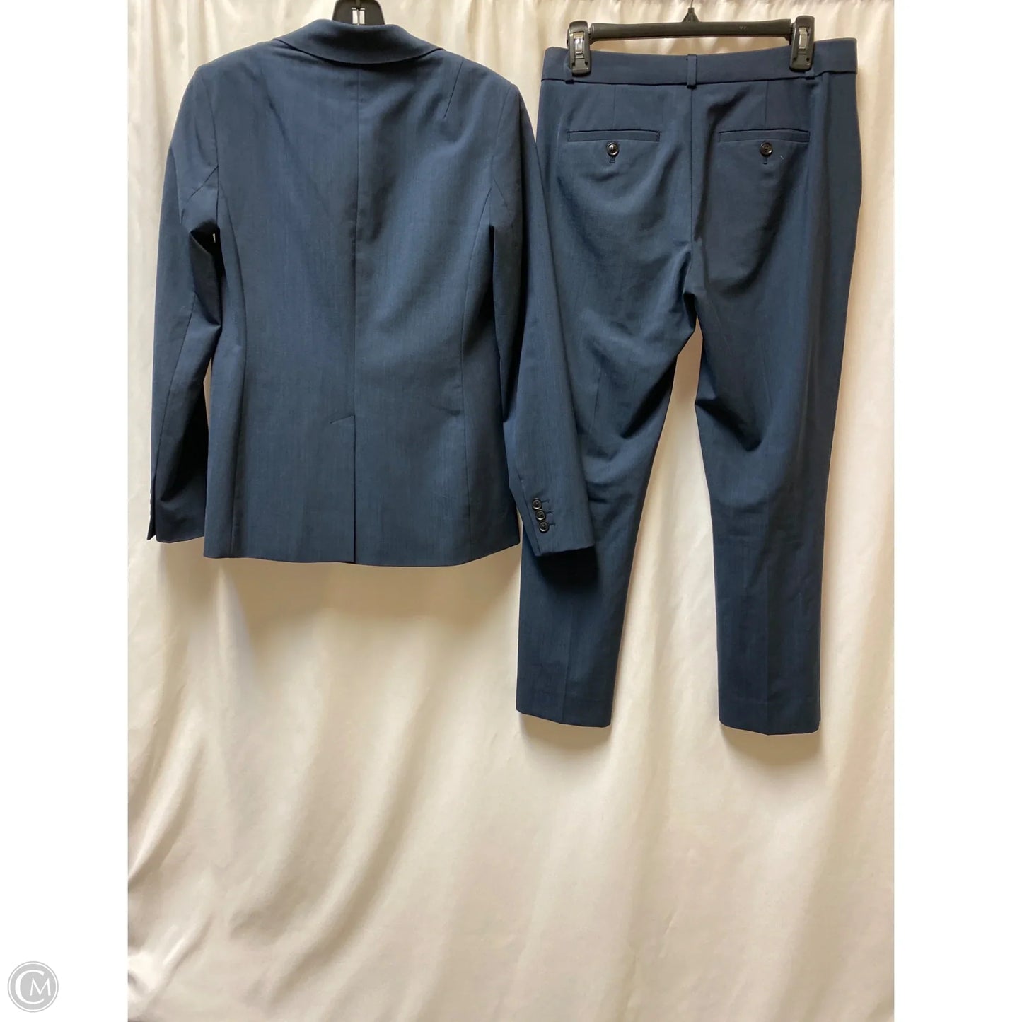 Pants Suit 2pc By Banana Republic In Blue, Size: 2
