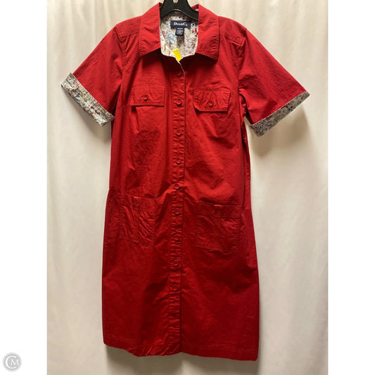 Dress Casual Maxi By Denim And Company In Red, Size: M