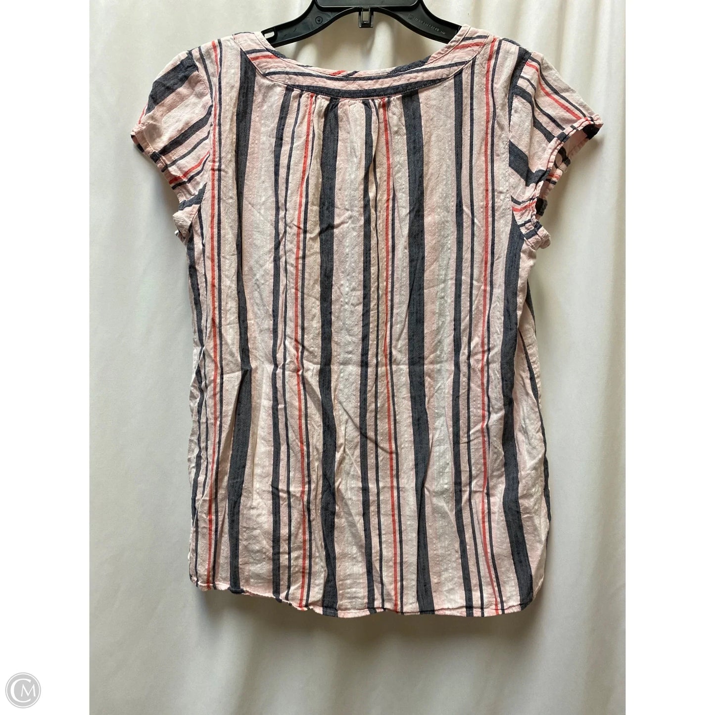 Top Short Sleeve By St Johns Bay In Pink, Size: M