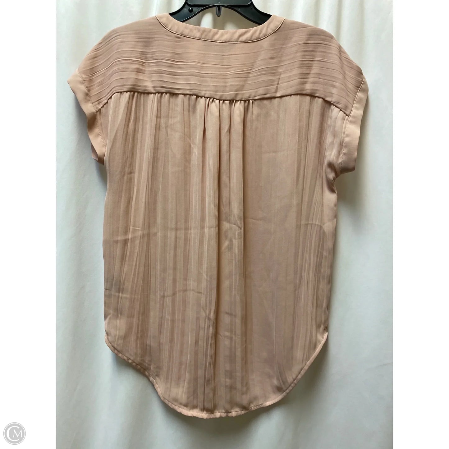 Top Short Sleeve By Simply Vera In Pink, Size: M