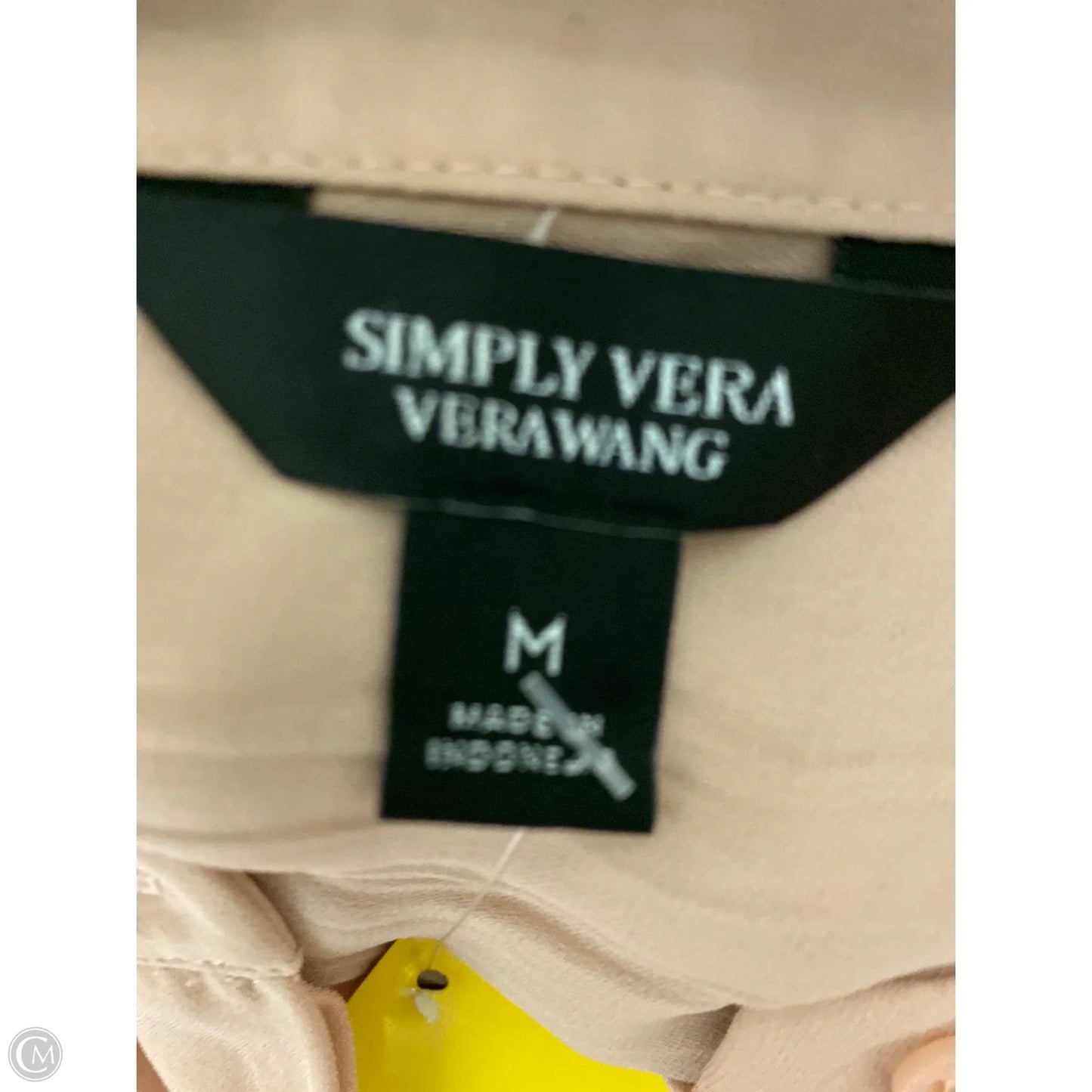 Top Short Sleeve By Simply Vera In Pink, Size: M