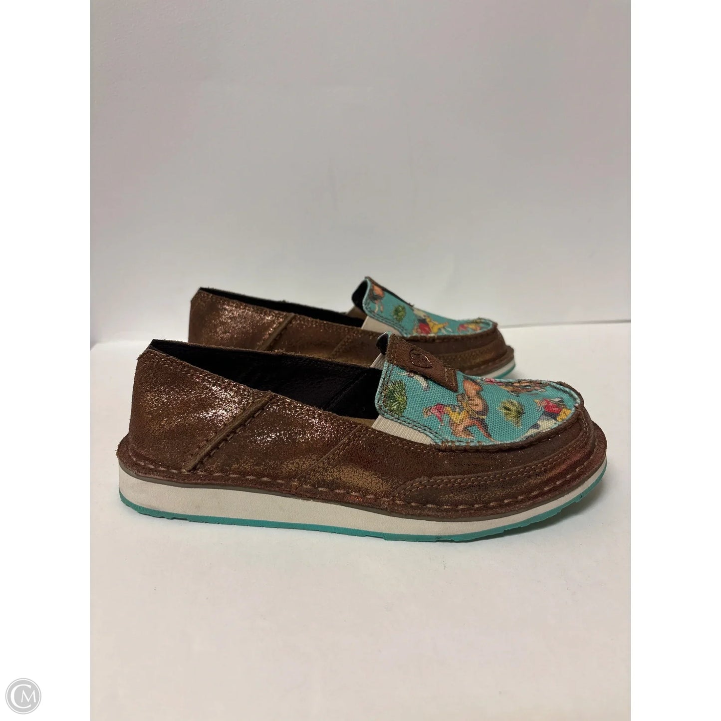 Shoes Flats By Ariat In Brown, Size: 6.5