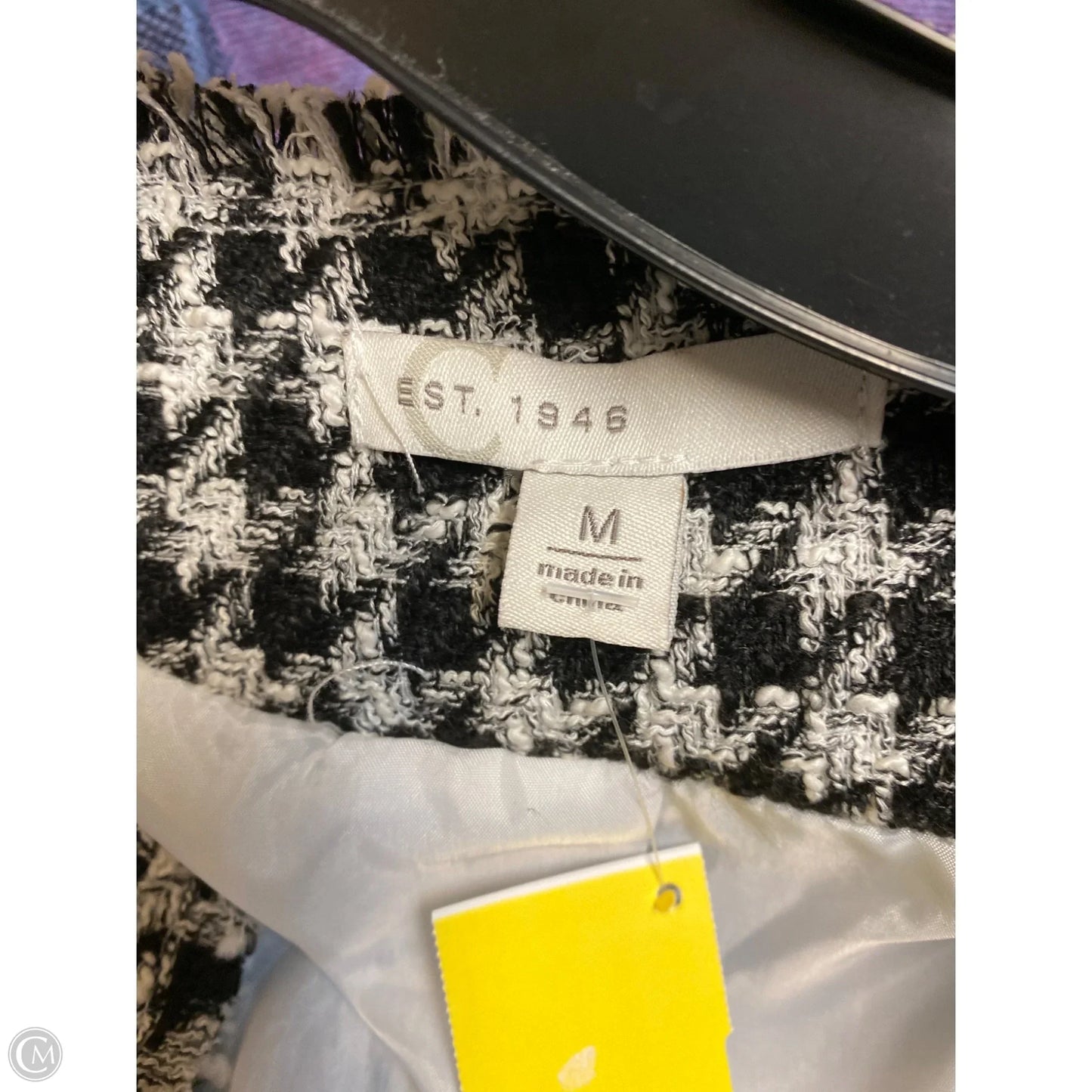 Blazer By Cato In Black & White, Size: M