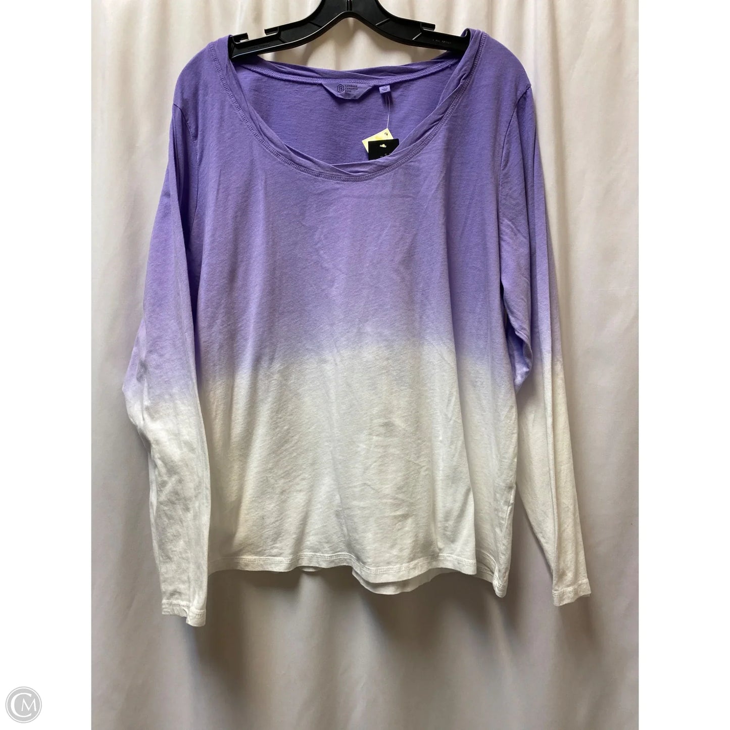 Top Long Sleeve By Candace Cameron Bure In Purple, Size: 1x
