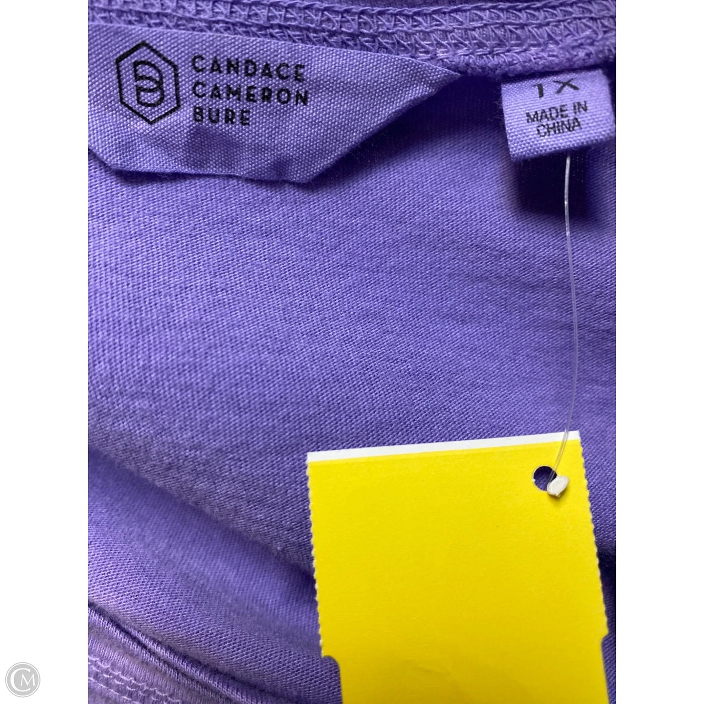 Top Long Sleeve By Candace Cameron Bure In Purple, Size: 1x