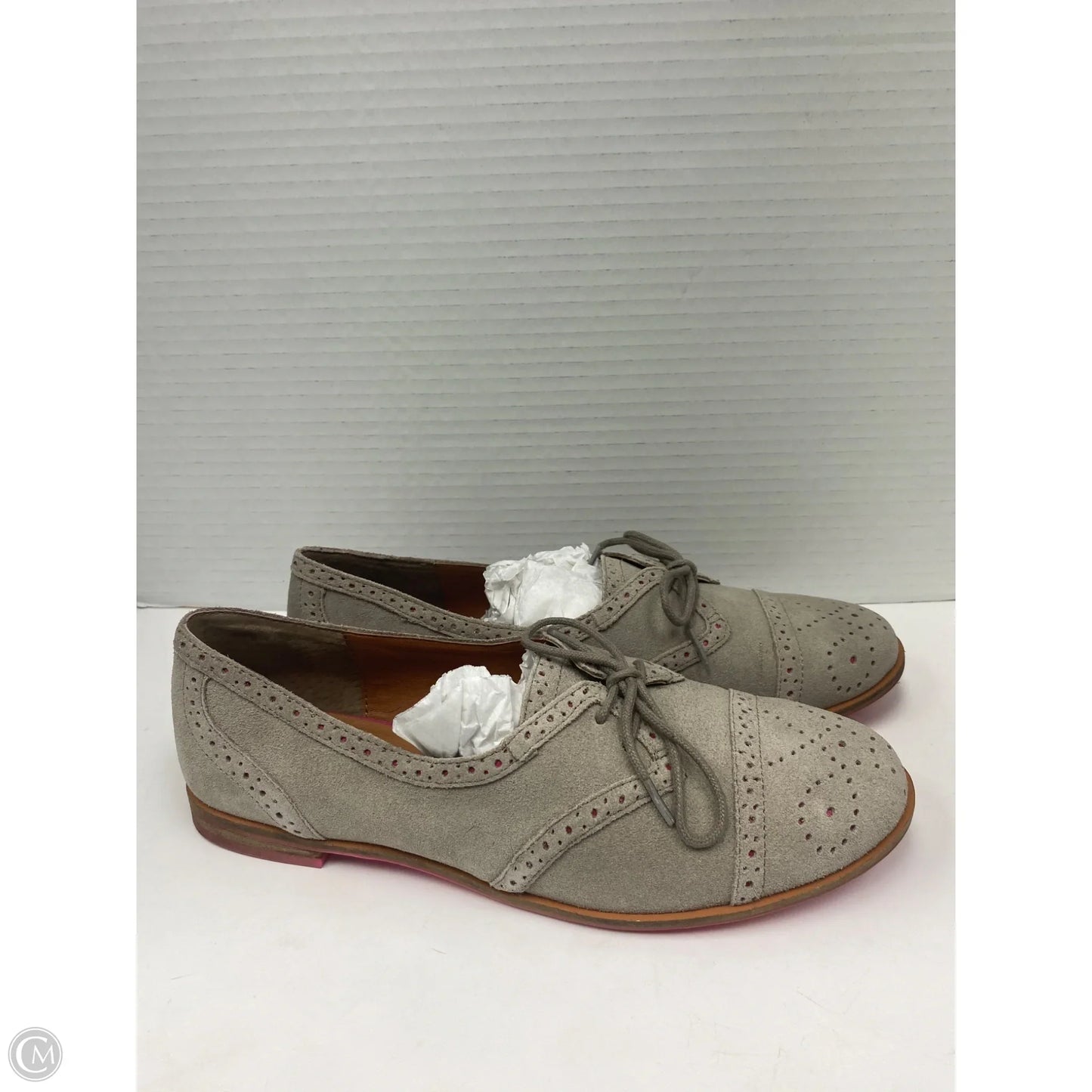 Shoes Flats By Dv In Grey, Size: 7.5