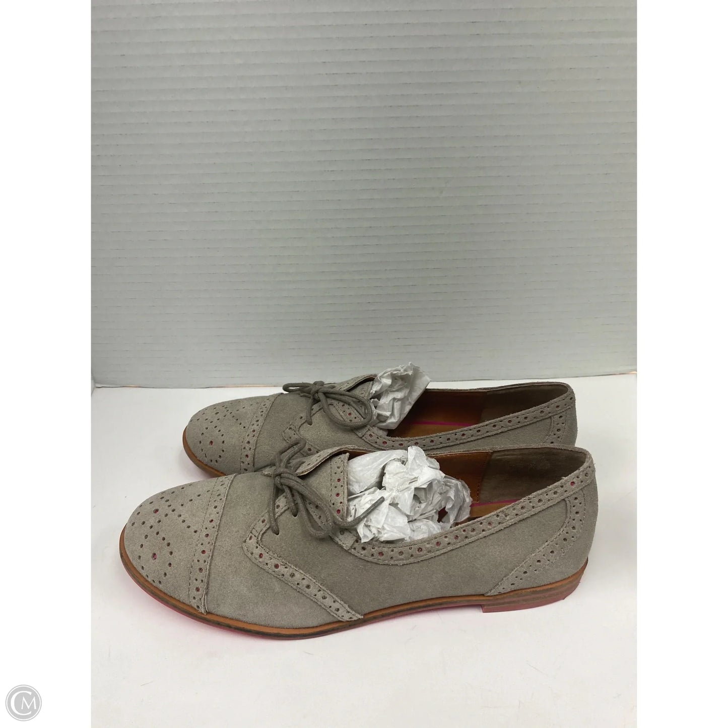 Shoes Flats By Dv In Grey, Size: 7.5