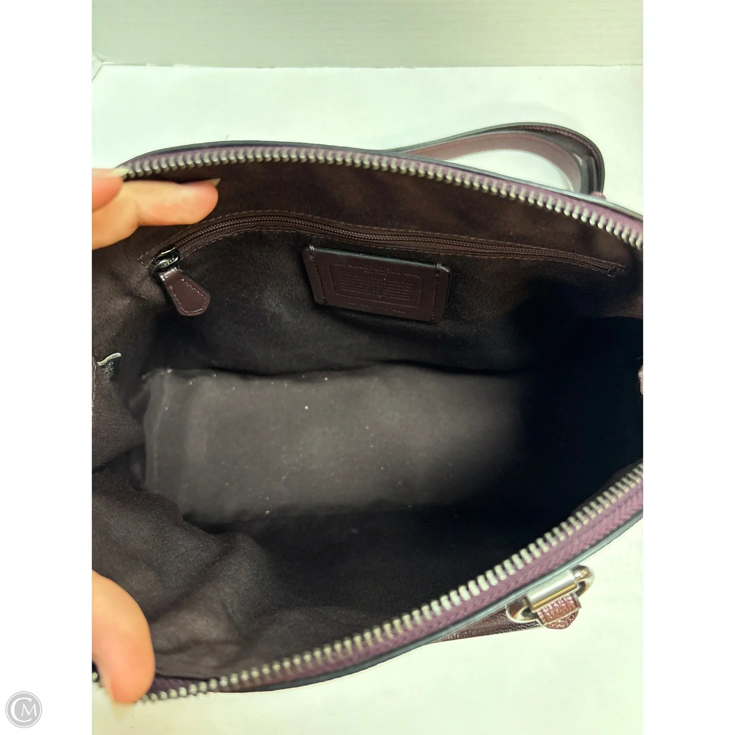 Crossbody Designer By Coach, Size: Medium