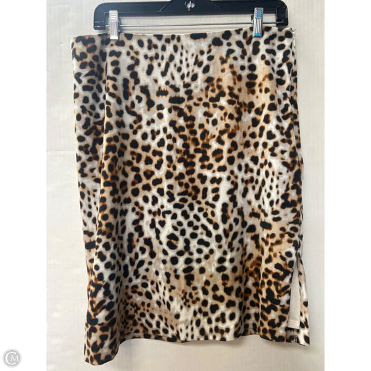 Skirt Mini & Short By Worthington In Animal Print, Size: 10p