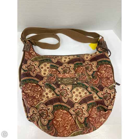 Handbag By Fossil, Size: Medium