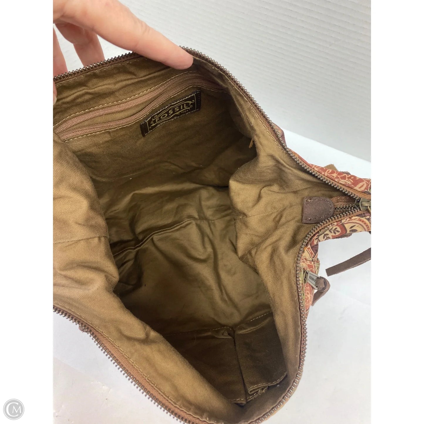Handbag By Fossil, Size: Medium