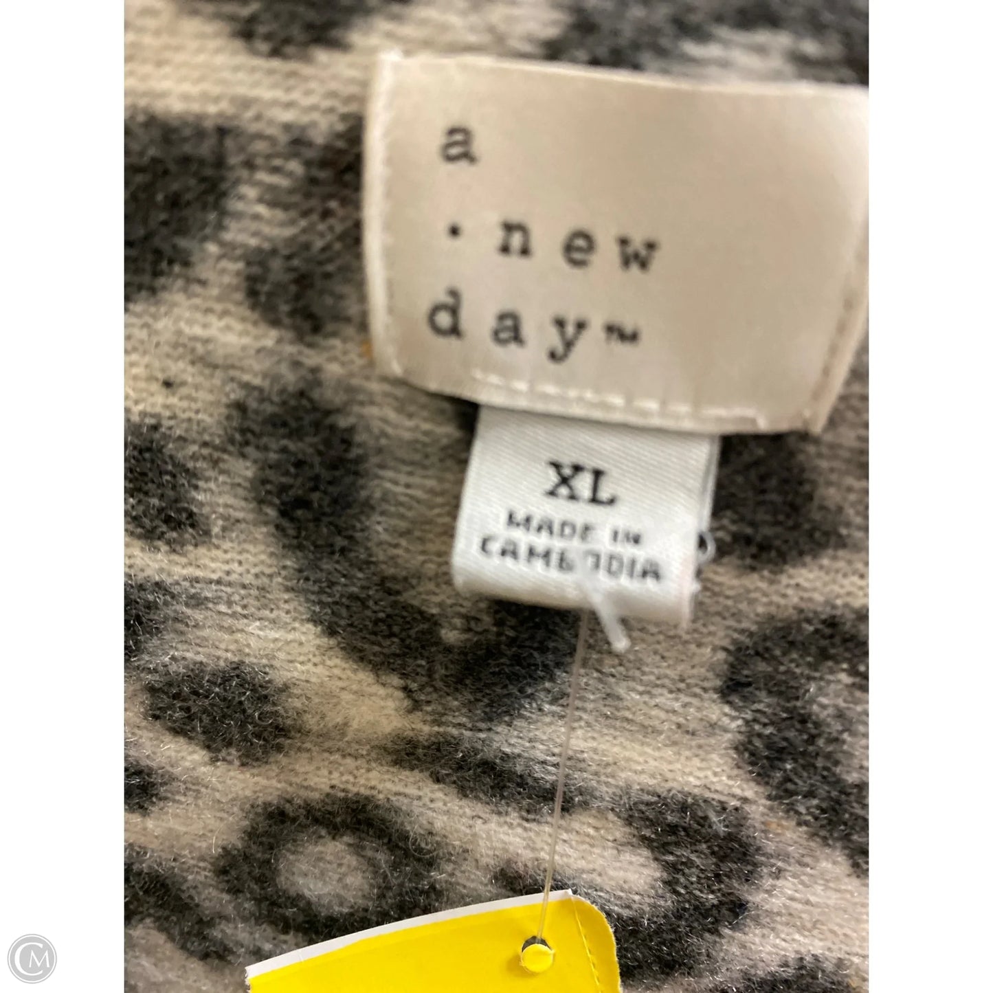 Coat Faux Fur & Sherpa By A New Day In Grey, Size: Xl