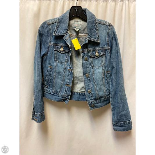 Jacket Denim By Old Navy In Blue Denim, Size: Xs