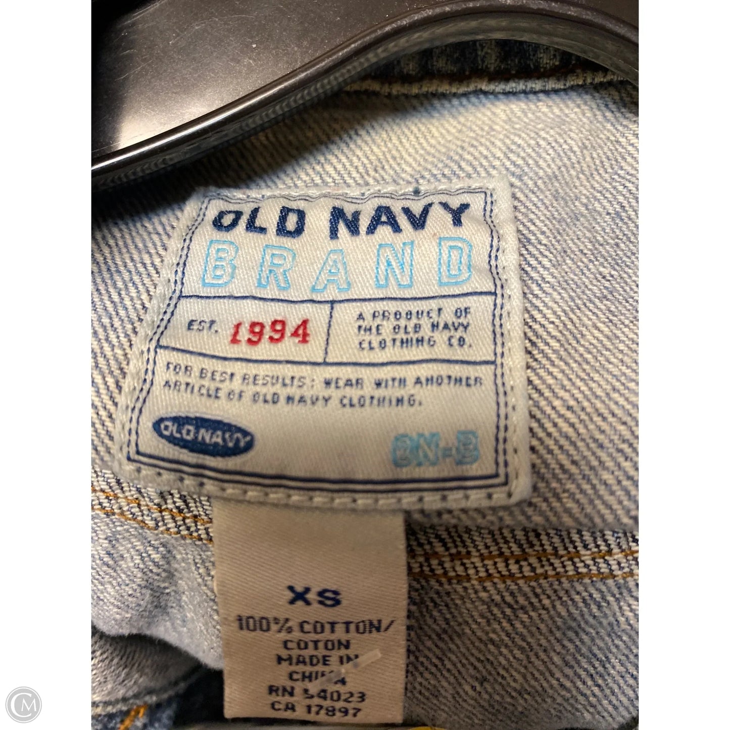 Jacket Denim By Old Navy In Blue Denim, Size: Xs