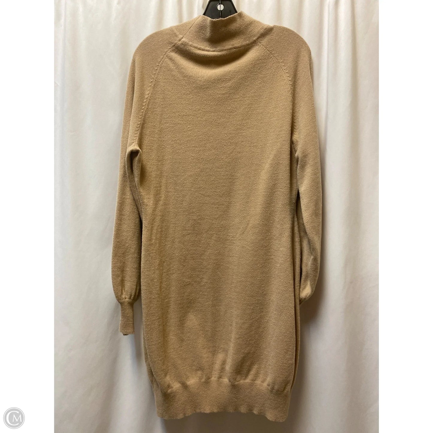 Dress Casual Midi By Exlura In Beige, Size: Xxl