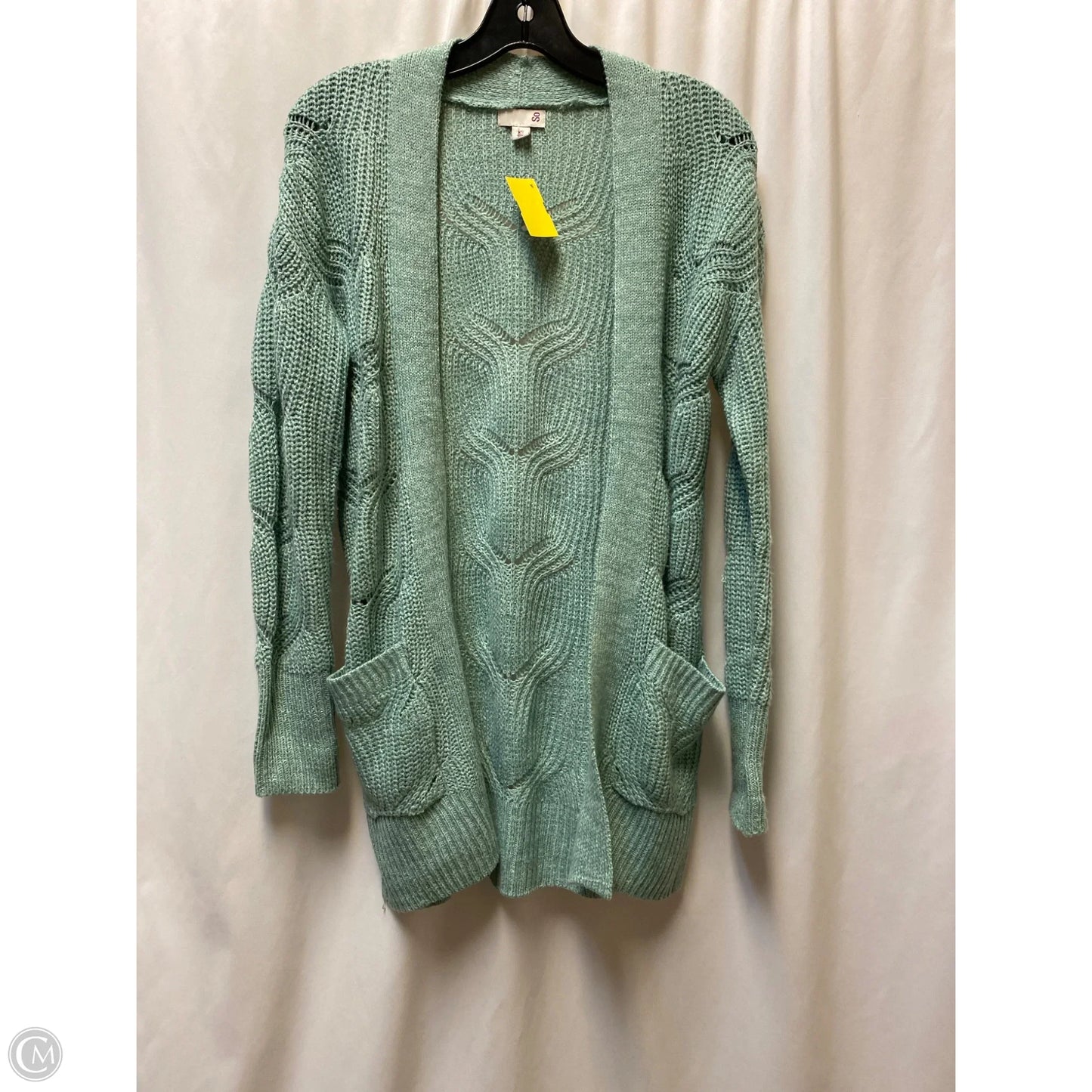 Cardigan By So In Teal, Size: Xs