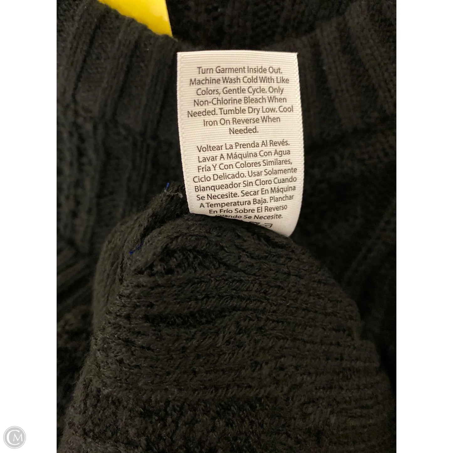 Sweater By Time And Tru In Black, Size: S