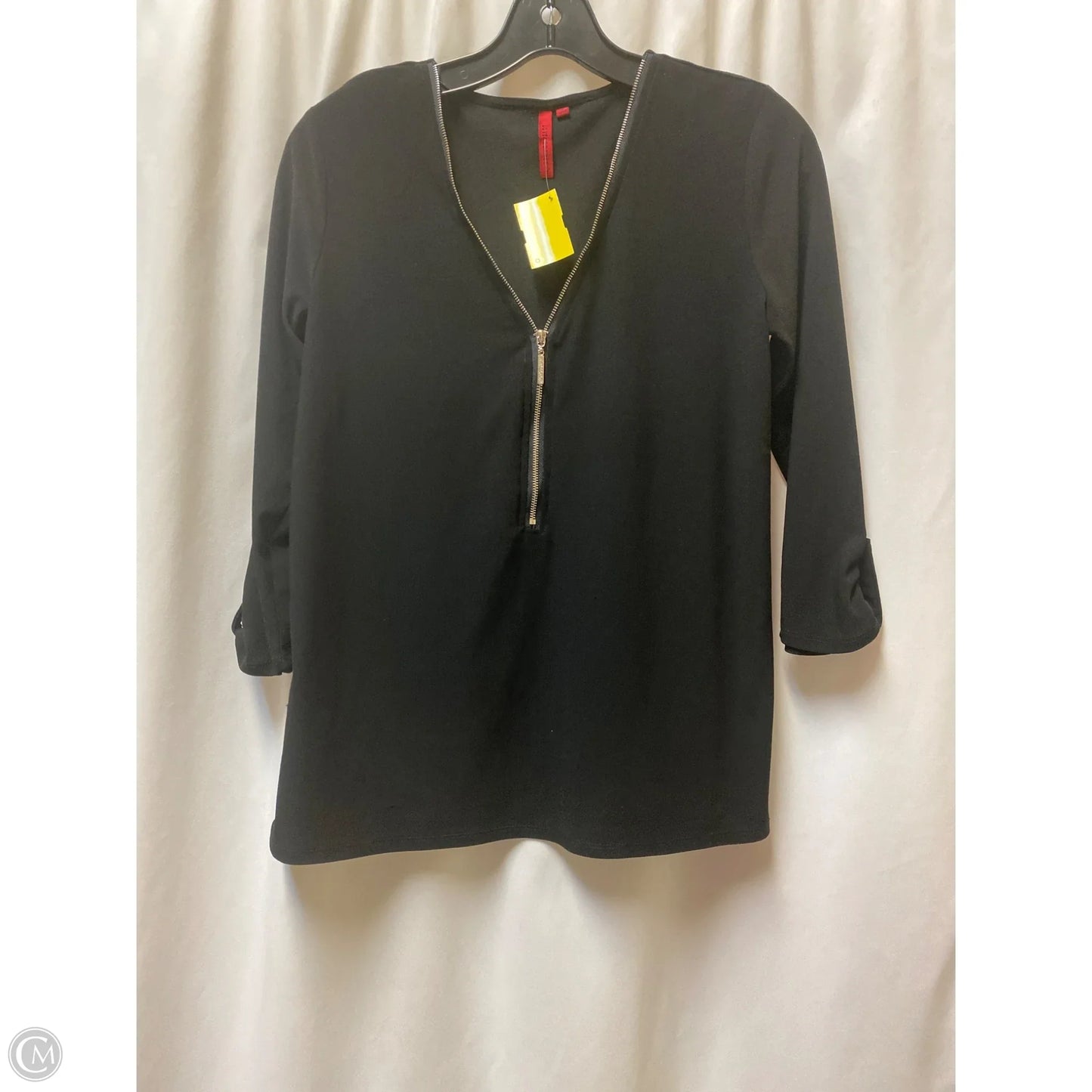 Top Long Sleeve By Love Scarlett In Black, Size: S
