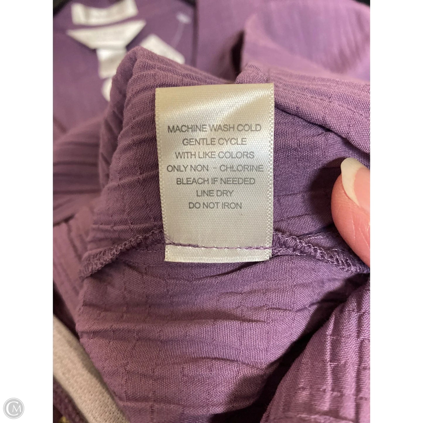 Top Long Sleeve By Christopher And Banks In Purple, Size: 3x