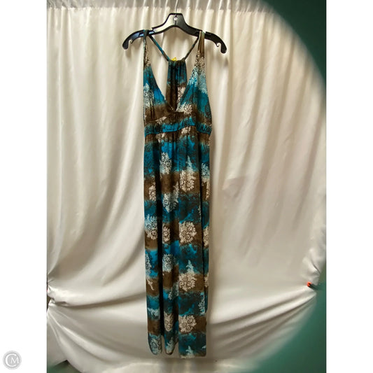 Dress Casual Maxi By Lapis In Blue, Size: L