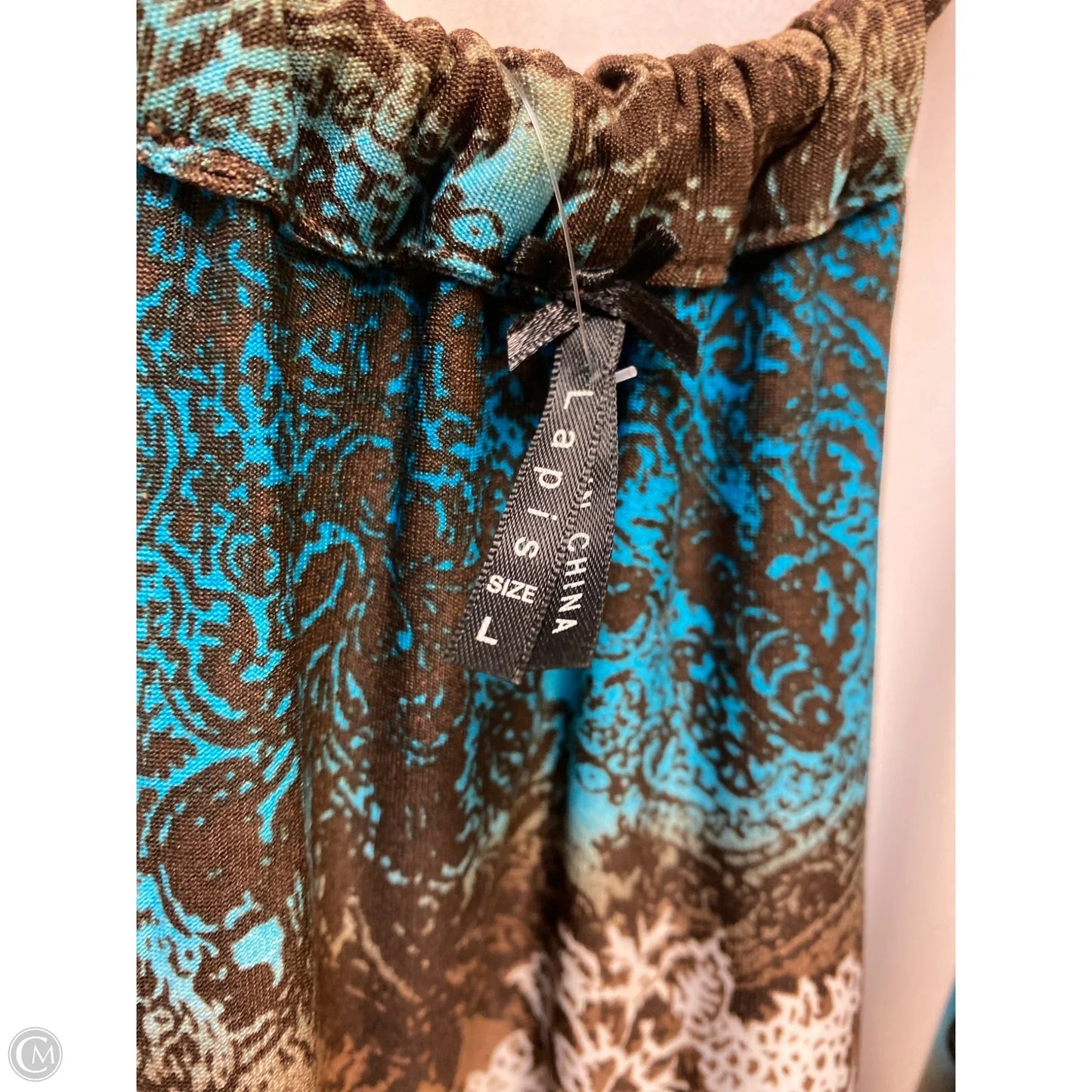 Dress Casual Maxi By Lapis In Blue, Size: L