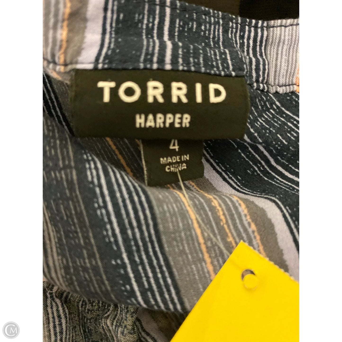 Top Long Sleeve By Torrid In Blue, Size: 4x