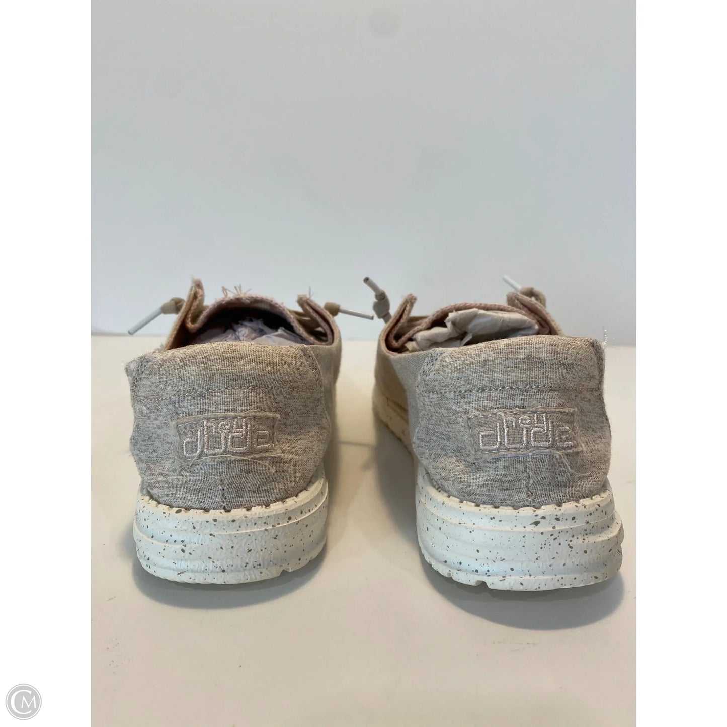 Shoes Flats By Hey Dude In Tan, Size: 8