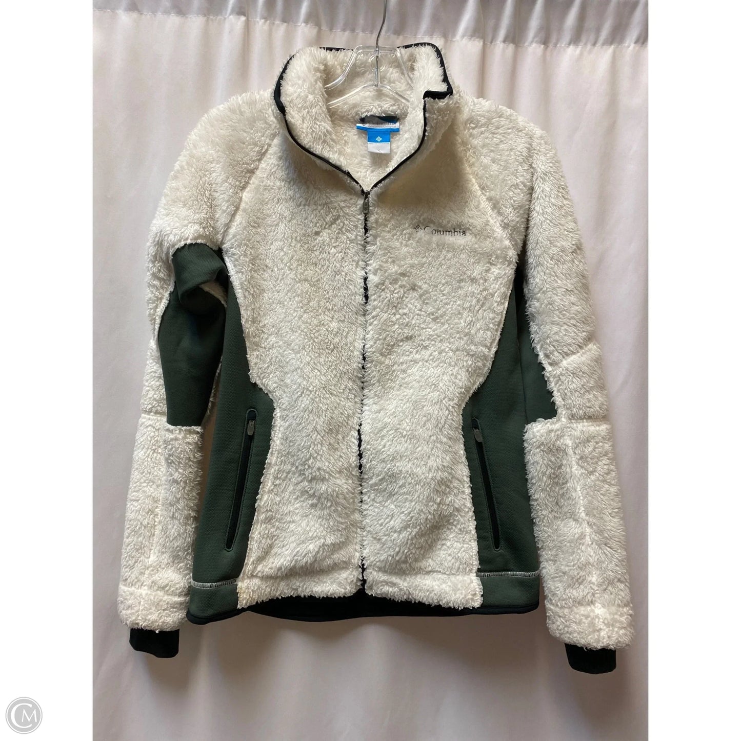 Jacket Faux Fur & Sherpa By Columbia In White, Size: S
