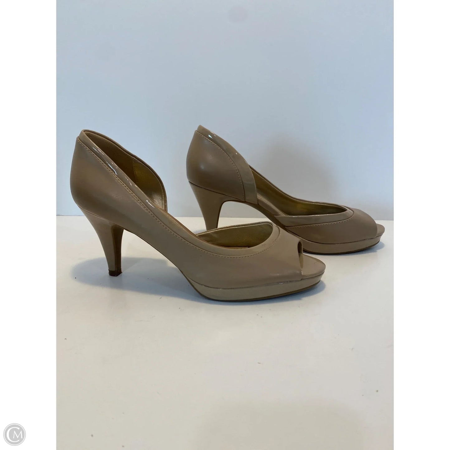 Shoes Heels Kitten By Bandolino In Tan, Size: 7