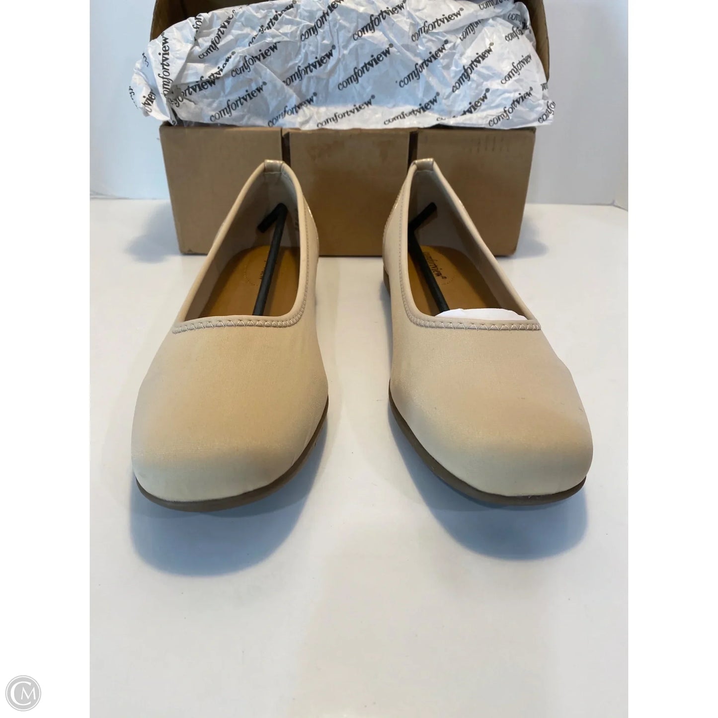 Shoes Flats By Comfortview In Tan, Size: 12