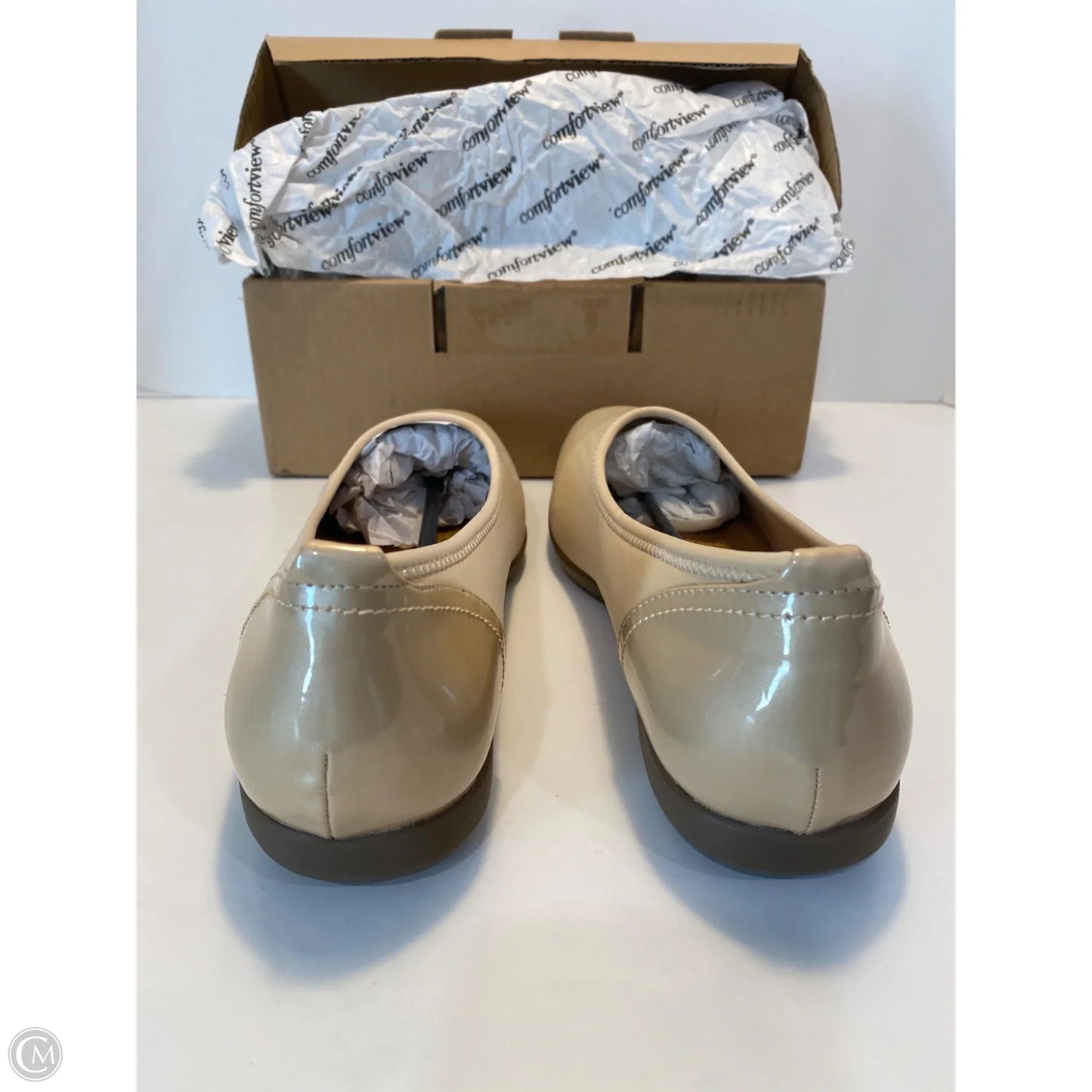 Shoes Flats By Comfortview In Tan, Size: 12