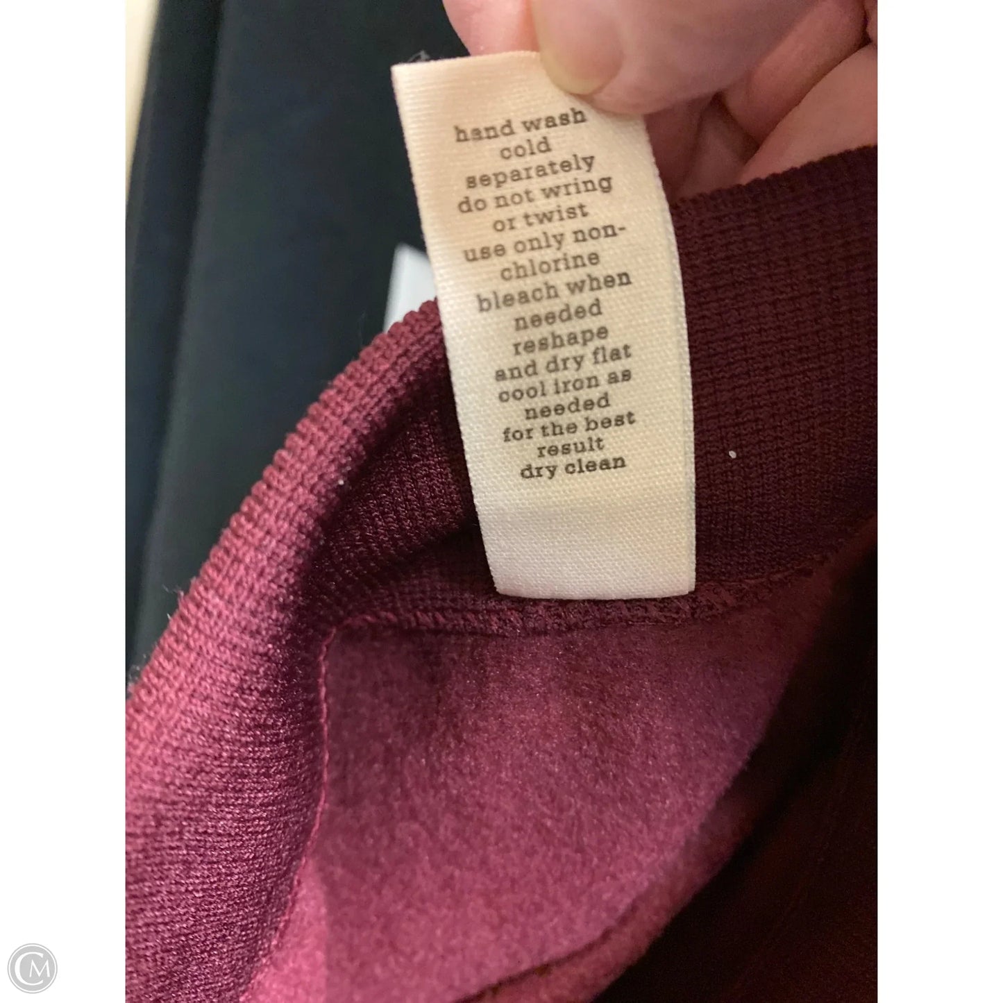 Pants Leggings By Pink Rose In Maroon, Size: M