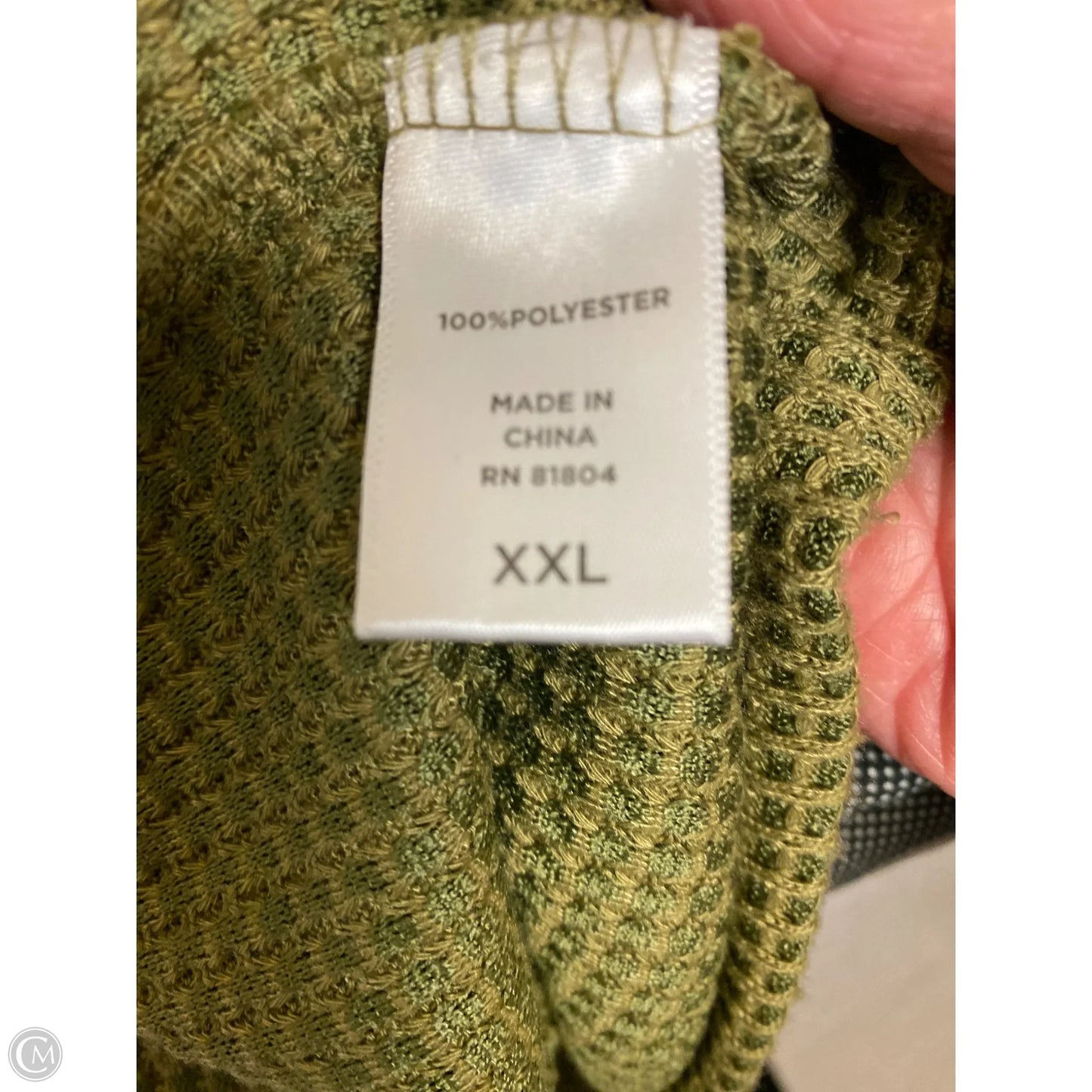 Top Long Sleeve By Clothes Mentor In Green, Size: 2x