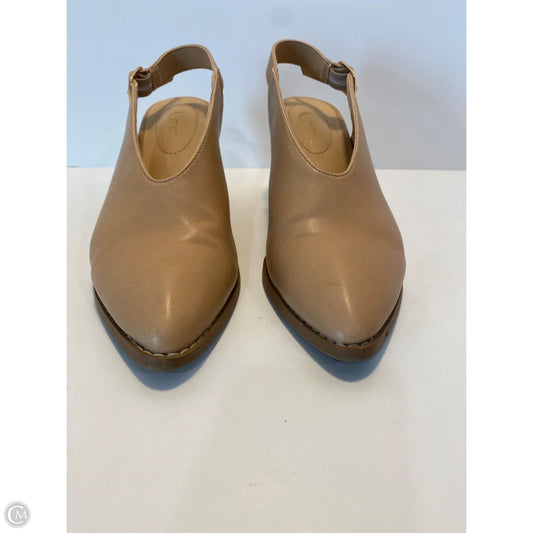 Shoes Heels Block By Comfort Casual In Tan, Size: 7
